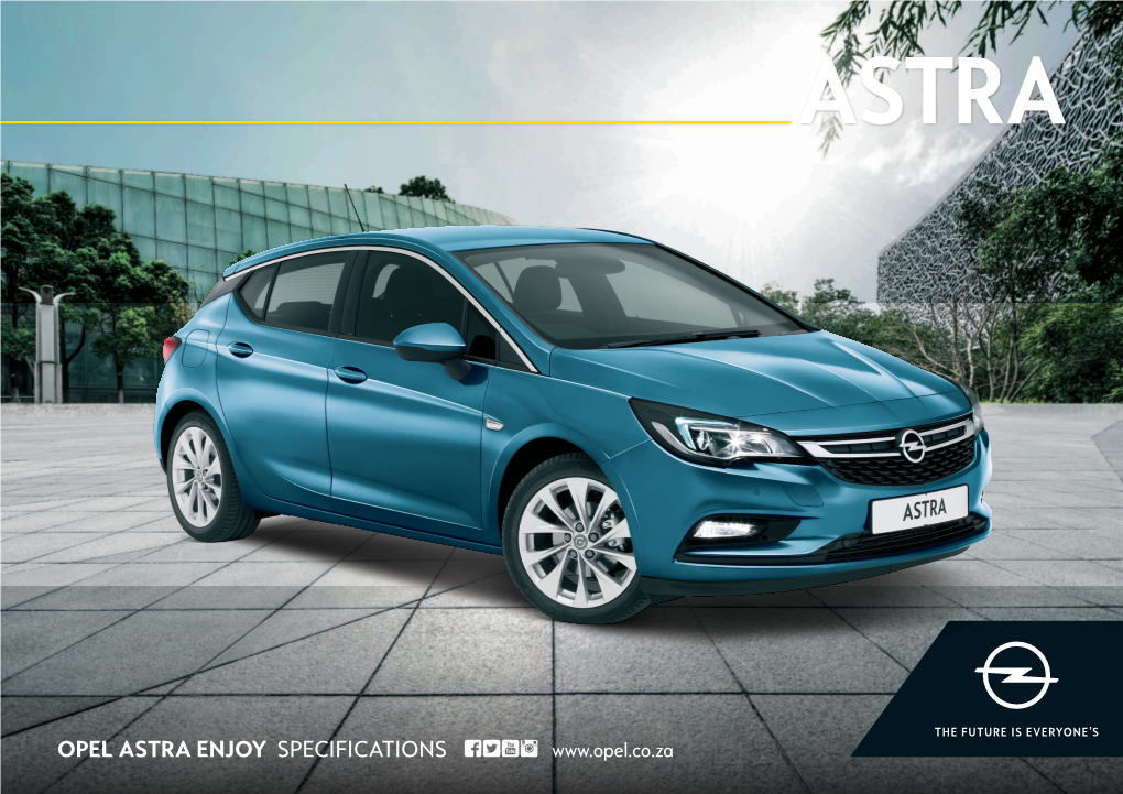 Opel Astra Enjoy Specifications