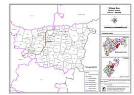 Village Map Taluka: Bhokar District: Nanded Himayatnagar Hadgaon Μ 3 1.5 0 3 6 9