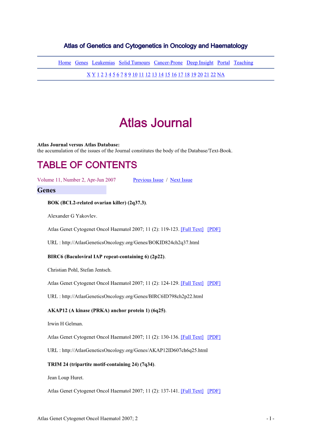 Atlas Journal