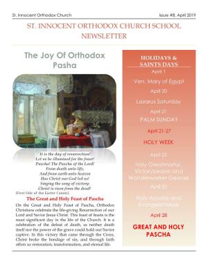The Joy of Orthodox Pasha