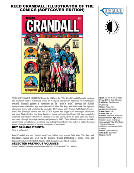 Reed Crandall: Illustrator of the Comics (Softcover Edition)