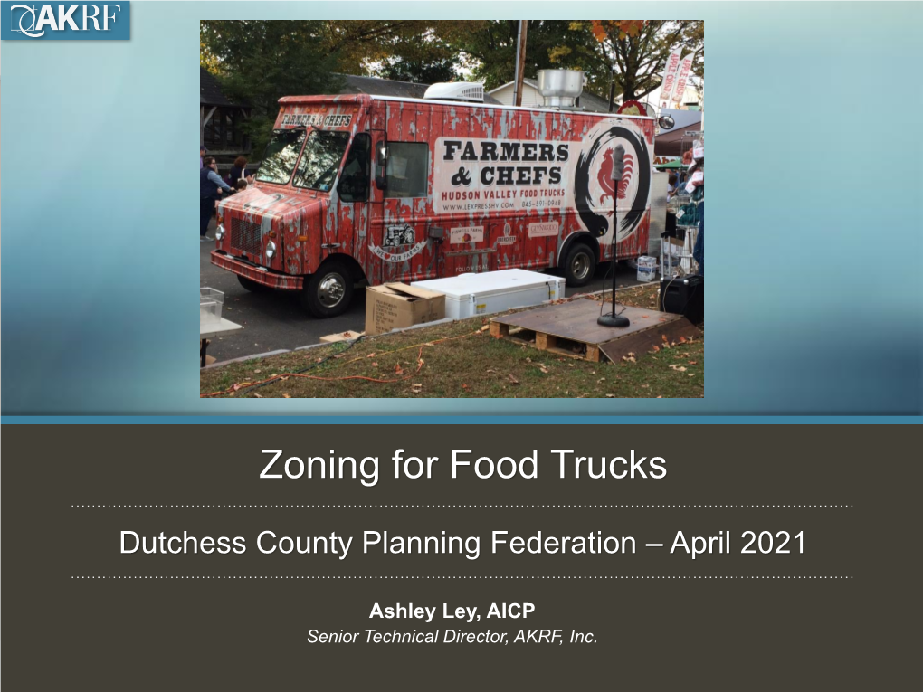 Zoning for Food Trucks