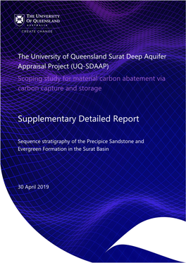 UQ-SDAAP | Sequence Stratigraphy of the Precipice Sandstone and Evergreen Formation in the Surat Basin 2
