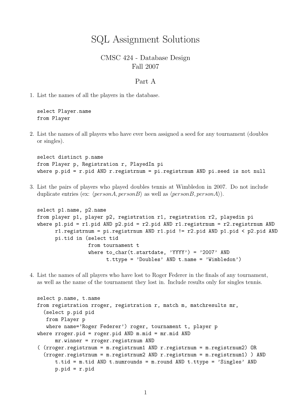 SQL Assignment Solutions