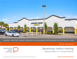 Speedway Indoor Karting Daytona Beach, FL | Greater Orlando