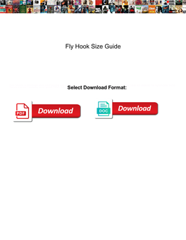 Fly Hook Size Guide