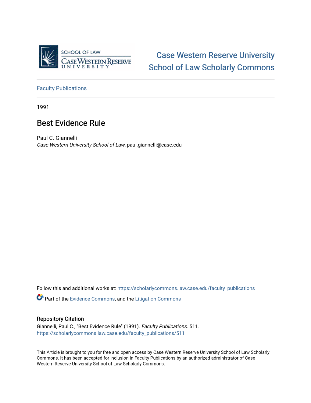 Best Evidence Rule