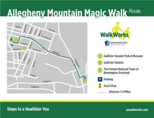 Allegheny Mountain Magic Walk Route
