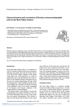 Characterisation and Correlation of Tertiary Seismostratigraphic Units In