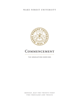 Commencement