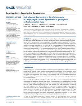 Hydrothermal Fluid Venting in the Offshore Sector of Campi Flegrei