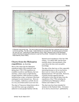 Charts from the Malaspina Expedition