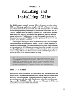 Building and Installing Glibc