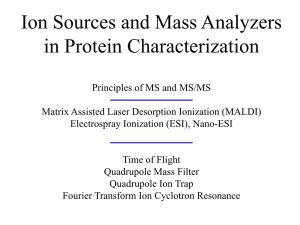 Ion Sources and Mass Analyzers in Protein Characterization
