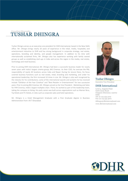 Tushar Dhingra