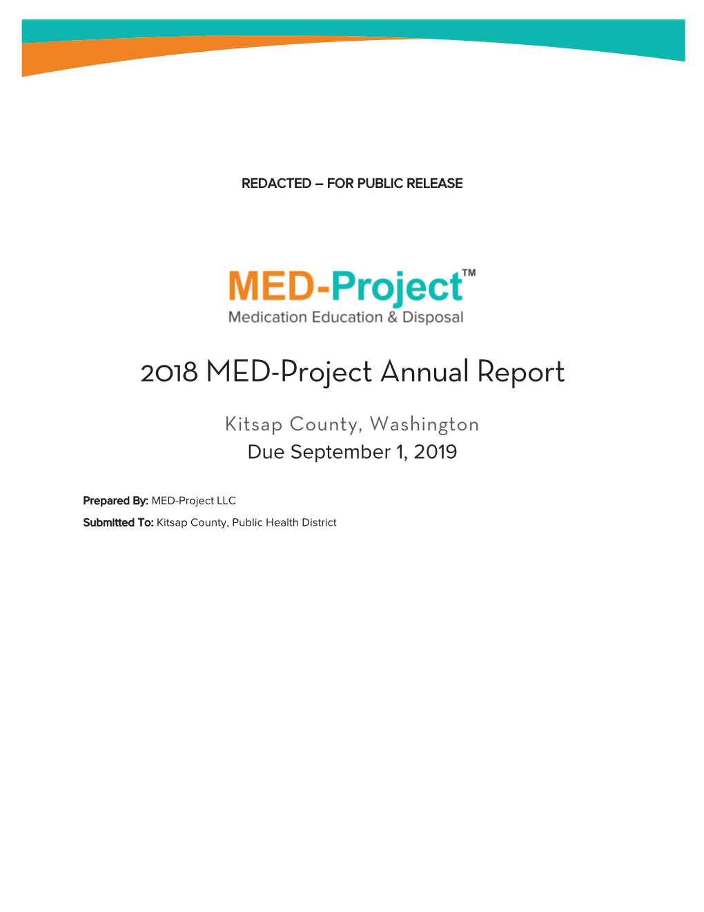 2018 MED-Project Annual Report
