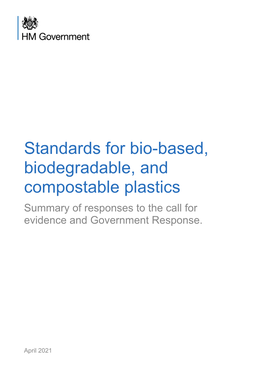 Standards for Bio-Based, Biodegradable and Compostable
