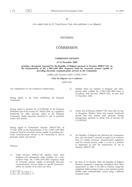 Commission Decision 2009 1.Pdf