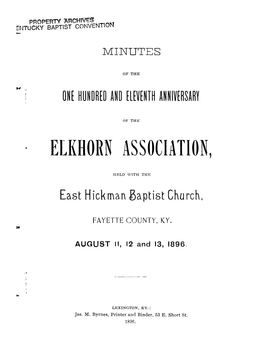 Elkhorn Association