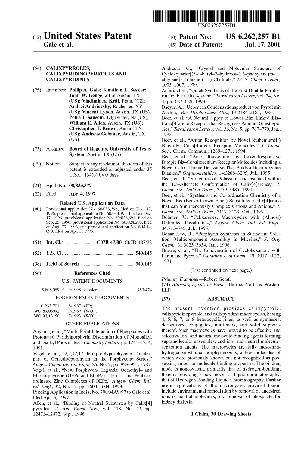 (12) United States Patent (73) Assignee: Ls3oard Ofareg
