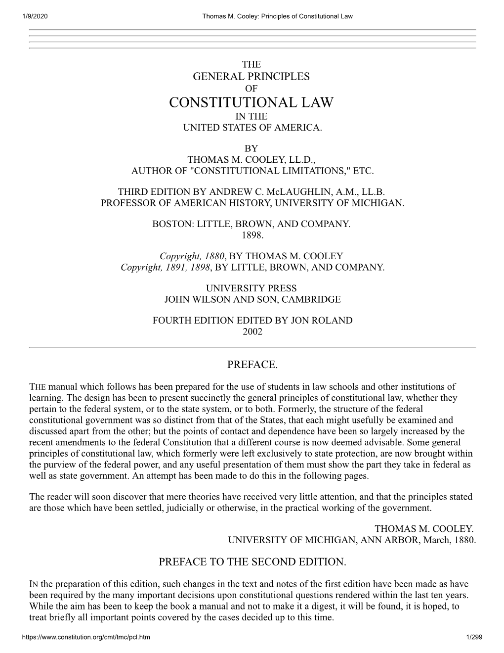 Constitutional Law