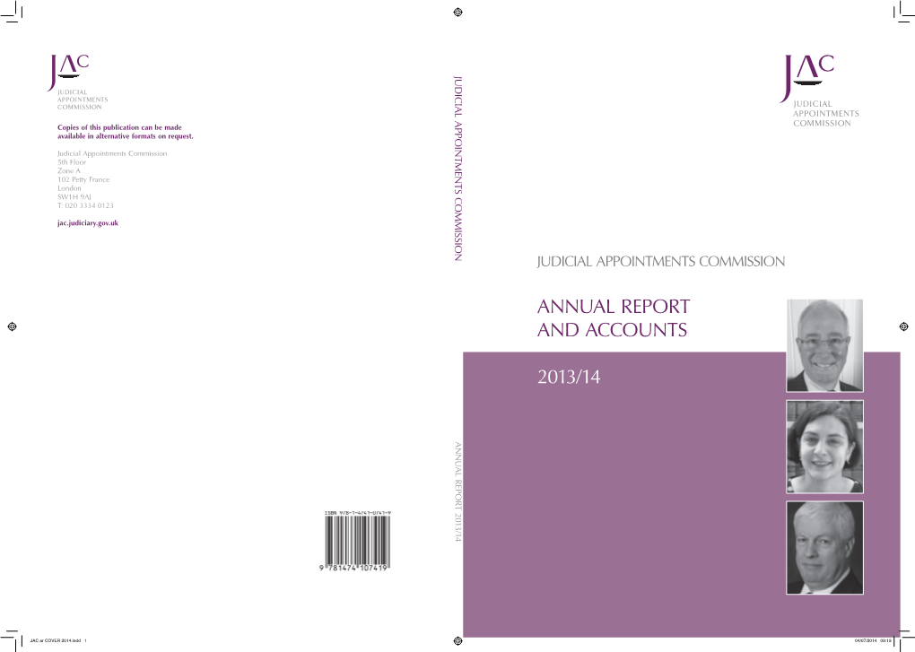 Annual Report and Accounts 2013-14