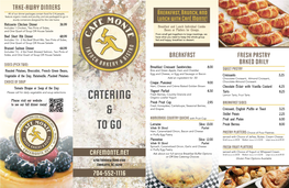 Catering Menu