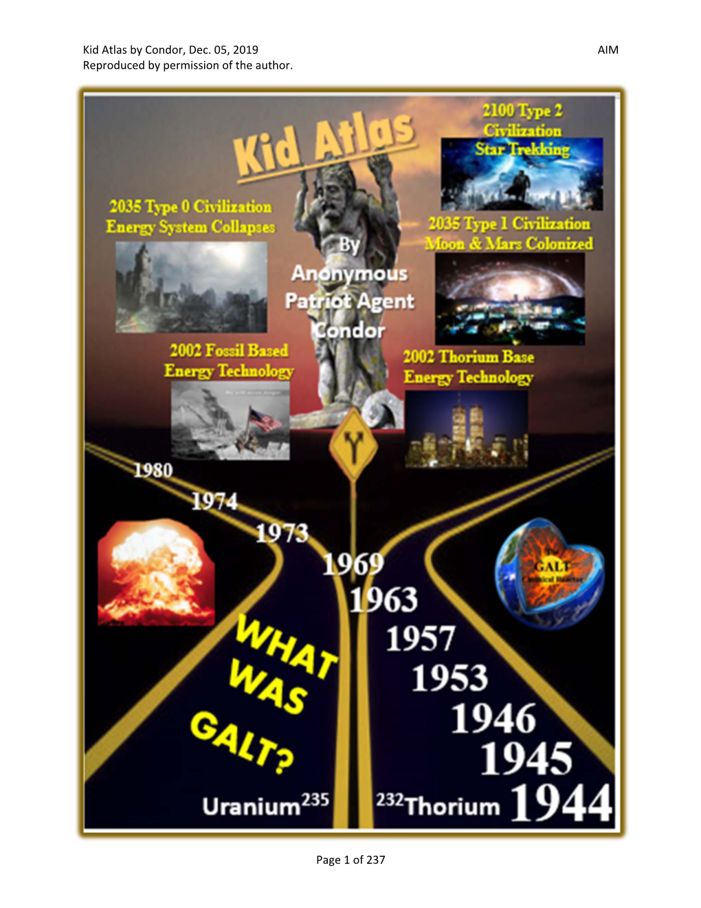 Kid Atlas by Condor, Dec. 05, 2019 AIM Reproduced by Permission of the Author