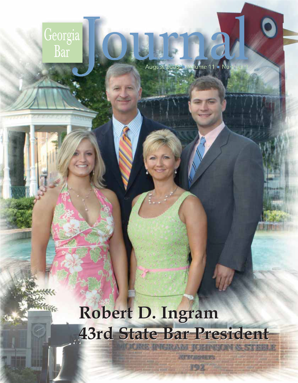 Robert D. Ingram 43Rd State Bar President Do You Know What It Feels Like to Shake Your Insurance Agent’S Hand?