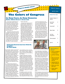 The Colors of Congress, Volume VI, Issue IV.Pub