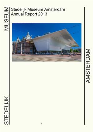 Stedelijk Museum Amsterdam Annual Report 2013