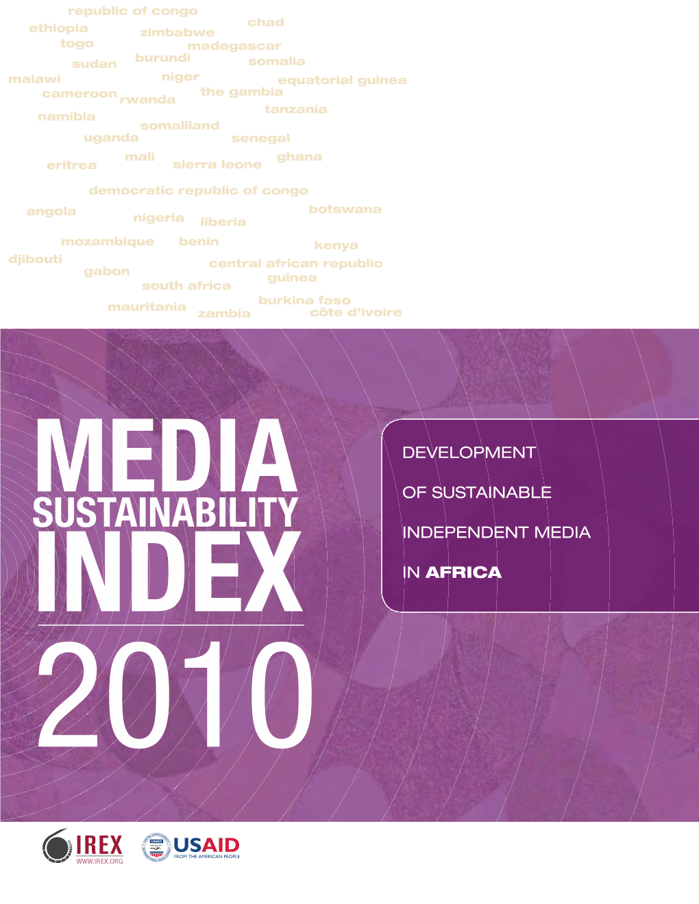 Sustainability Independentp E Mediam Index Ini Africaf a 2010 Media Sustainability Index 2010