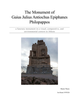 The Monument of Gaius Julius Antiochus Epiphanes Philopappos