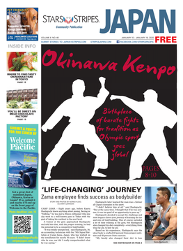 Karate Fights SUBMIT a PHOTO for the COVER of for Tradition As Olympic Sport Goes Global Pages 8-10