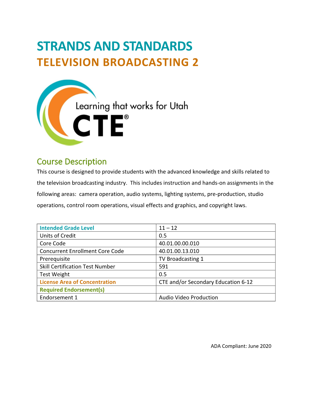 Tv Broadcasting 2