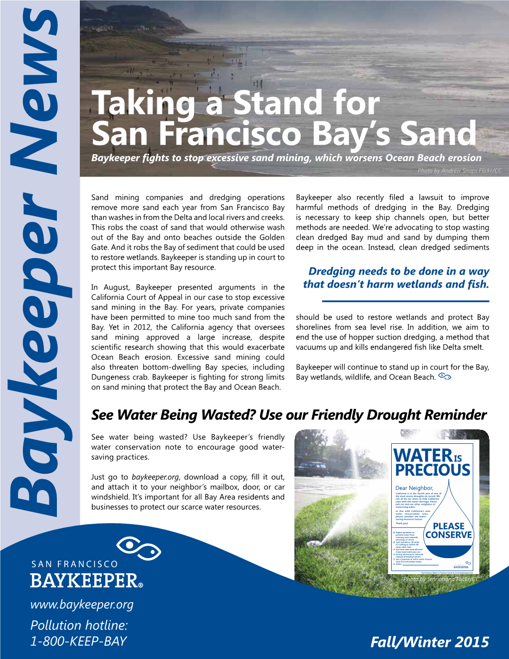 Taking a Stand for San Francisco Bay's