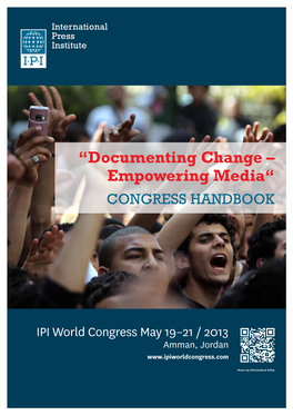 “Documenting Change – Empowering Media“ Congress Handbook