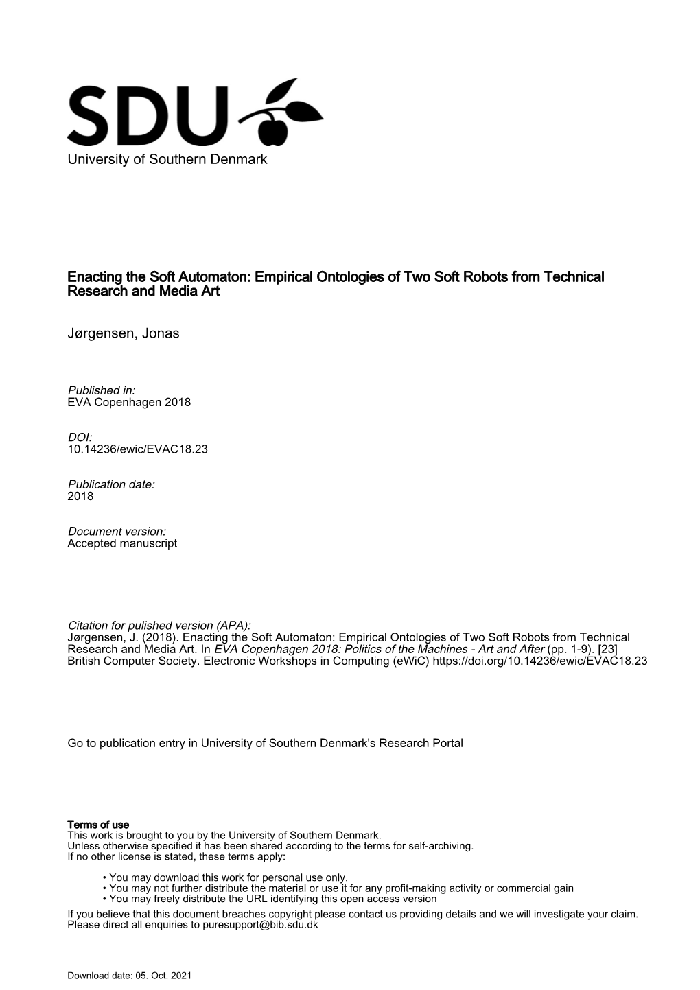 Empirical Ontologies of Two Soft Robots from Technical Research and Media Art