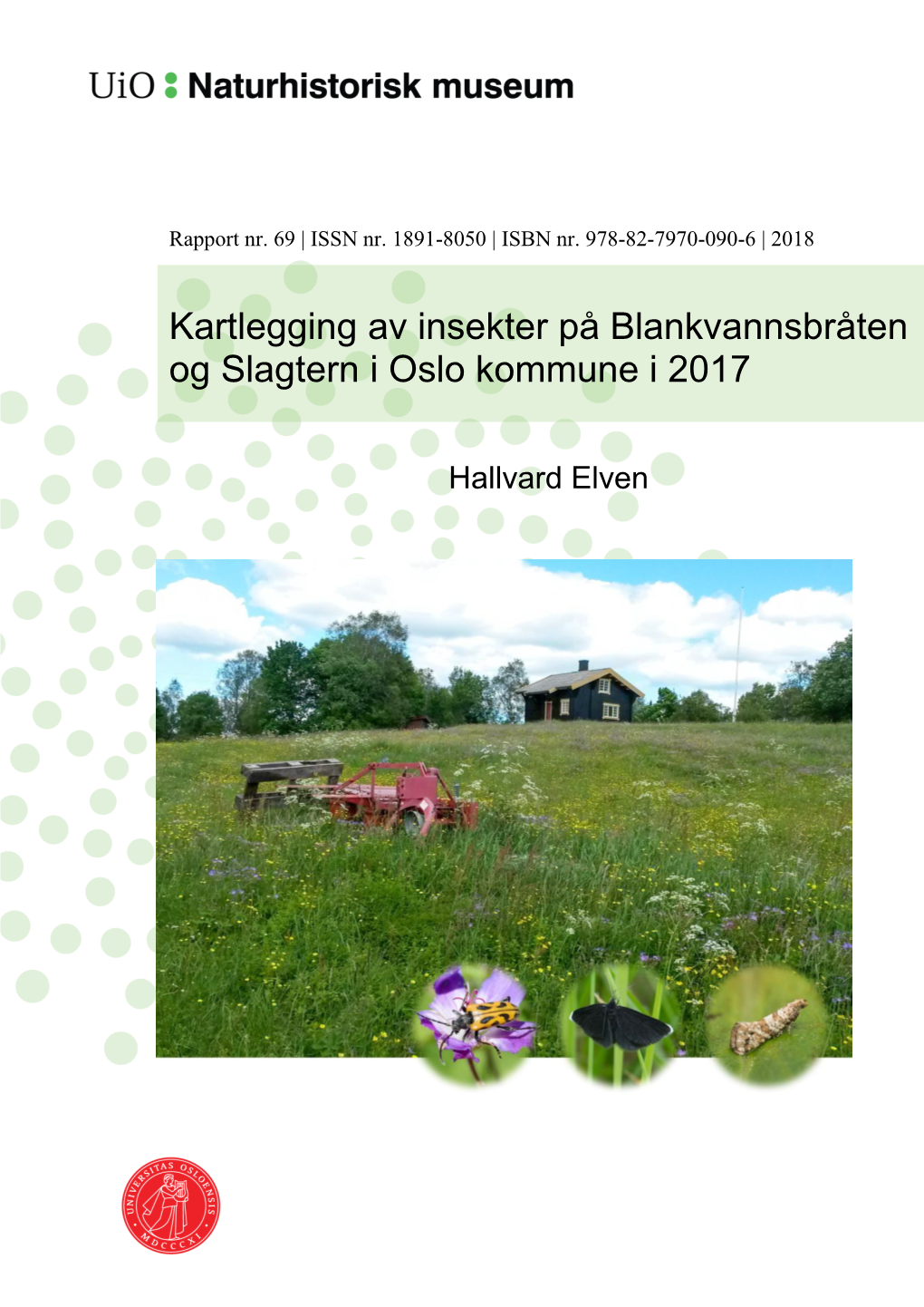 Kartlegging Av Insekter På Blankvannsbråten Og Slagtern I Oslo Kommune I 2017