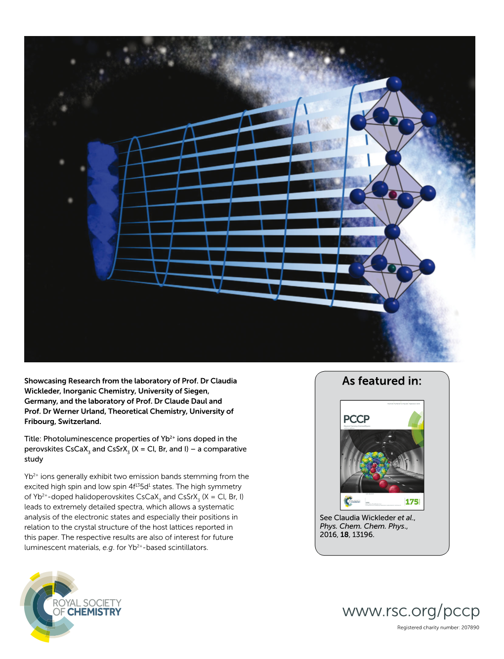 Photoluminescence Properties of Yb2+ Ions Doped in the Perovskites Cscax3 and Cssrx3 (X = Cl, Br, and I) – a Comparative Study