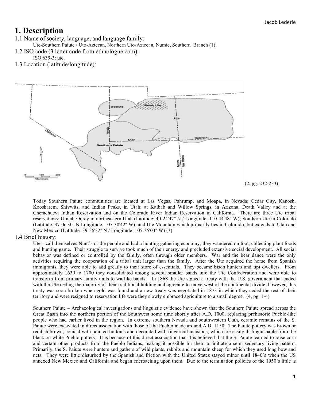 Southern Ute Paiute