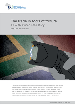 The Trade in Tools of Torture: a South African Case Study