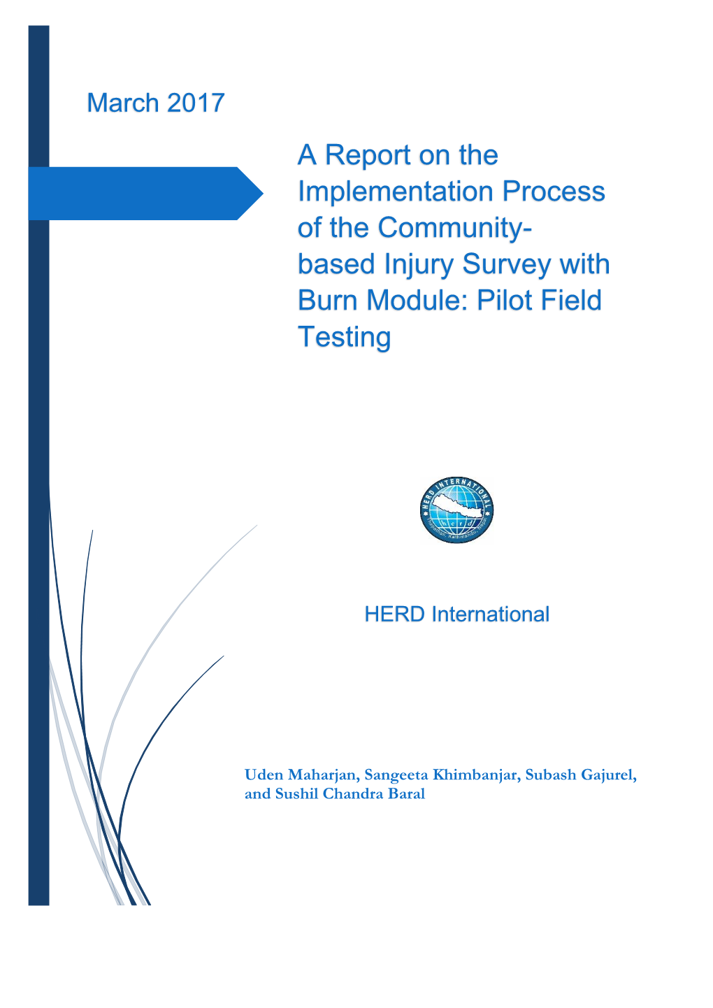 Based Injury Survey with Burn Module: Pilot Field Testing