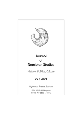 Journal of Namibian Studies
