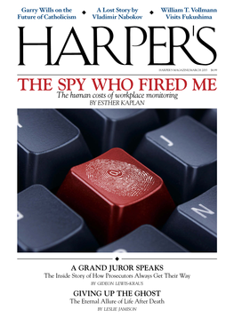 THE SPY WHO FIRED ME the Human Costs of Workplace Monitoring by ESTHER KAPLAN