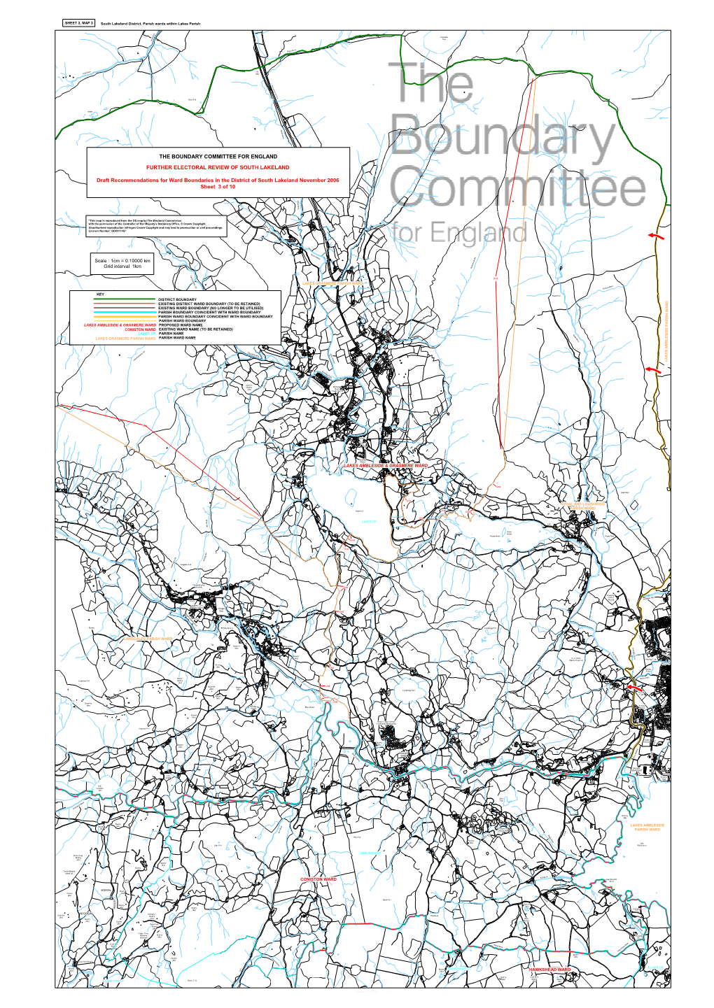 The Boundary Committee for England Further Electoral