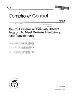 LCD-78-239 the Civil Reserve Air Fleet