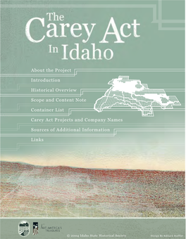 Carey Act Projects and Company Names