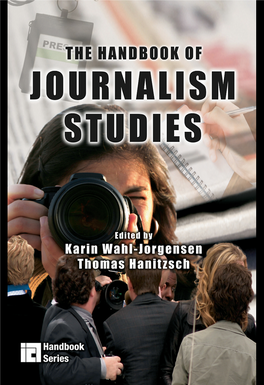 The Handbook of Journalism Studies