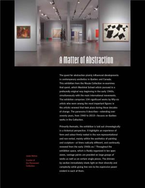 A Matter of Abstraction